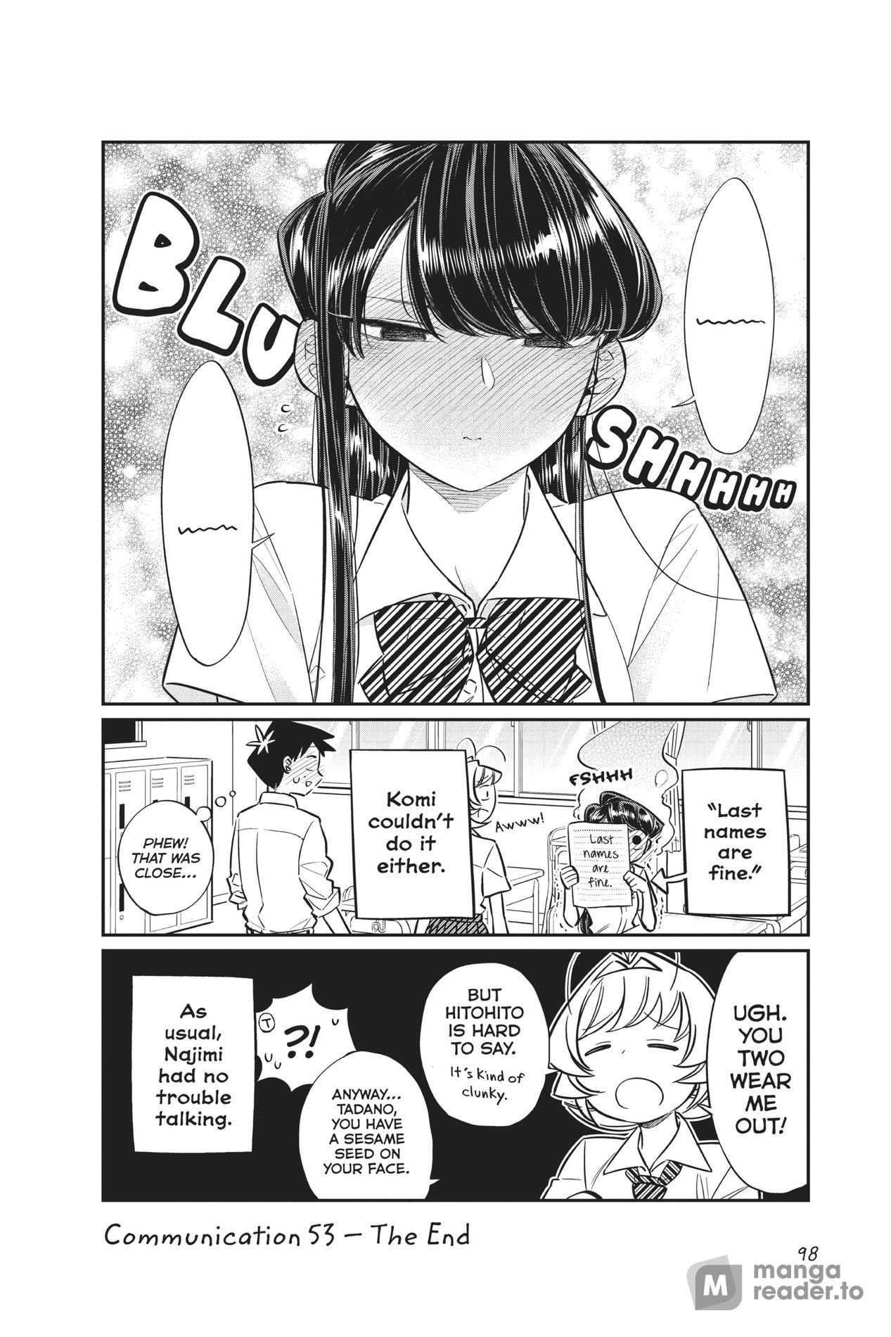 Komi Can’t Communicate, Chapter 53 image 10